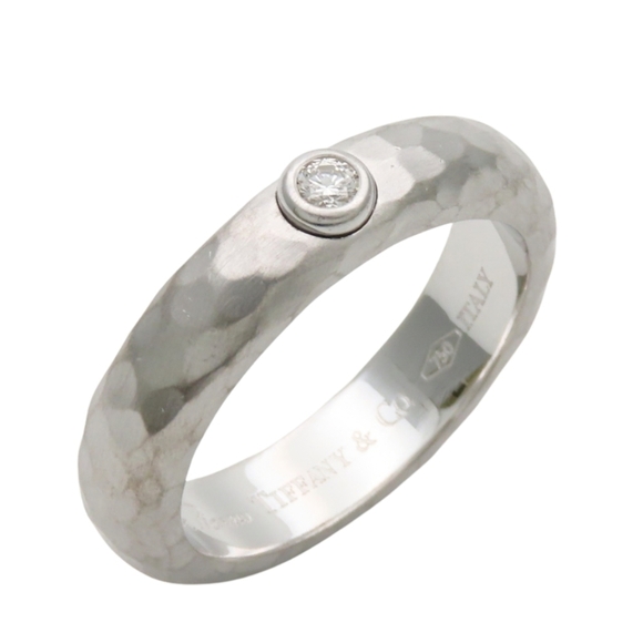 Tiffany & Co. Jewelry - TIFFANY 18k Silver Diamond Ring